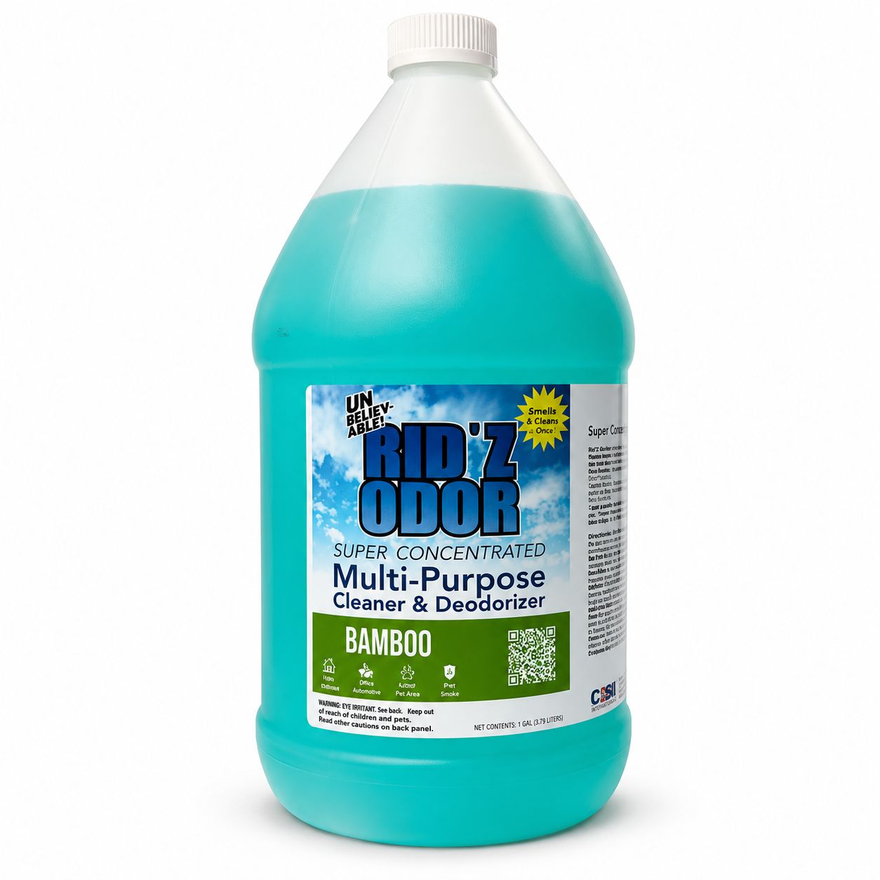 UNBELIEVABLE!® Rid'Z Odor by Core Products  | Bamboo Scent |  Gallon