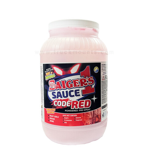 Saiger's Sauce Code Red | Powdered Prespray | 6.5 LB Jar Saiger's Sauce Code Red | Powdered Prespray | 6.5 LB Jar