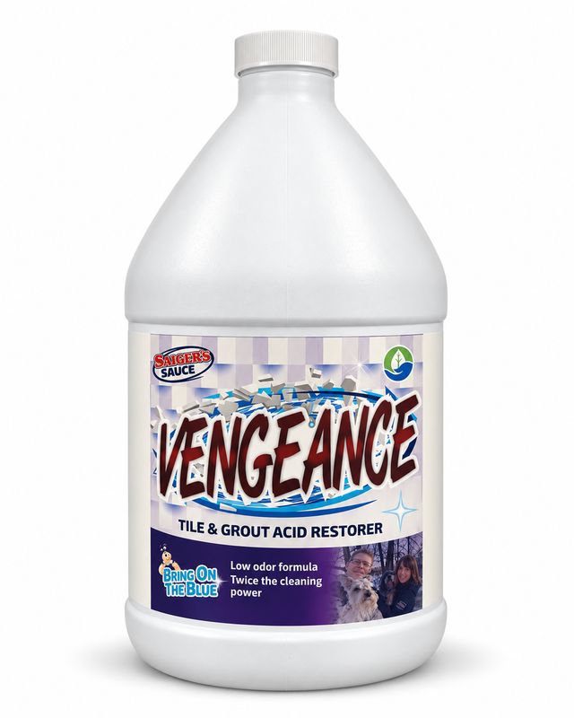 Saiger's Sauce Vengeance | Tile & Grout Acid Restorer | Gallon