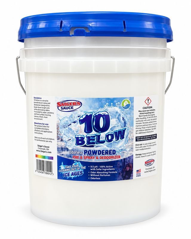 Saiger's Sauce 10 Below | Powdered Prespray | 40 LB Pail
