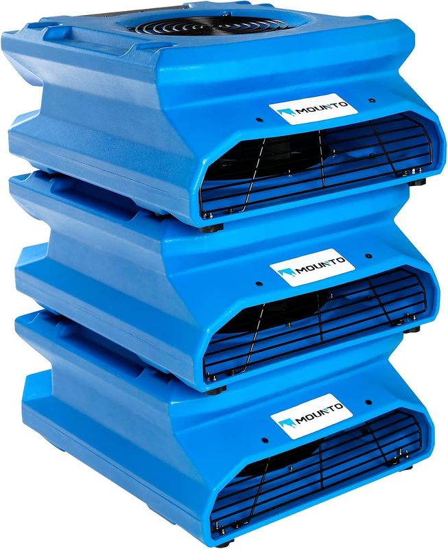 MOUNTO 1/4 HP 1200 CFM Low Profile Air Mover