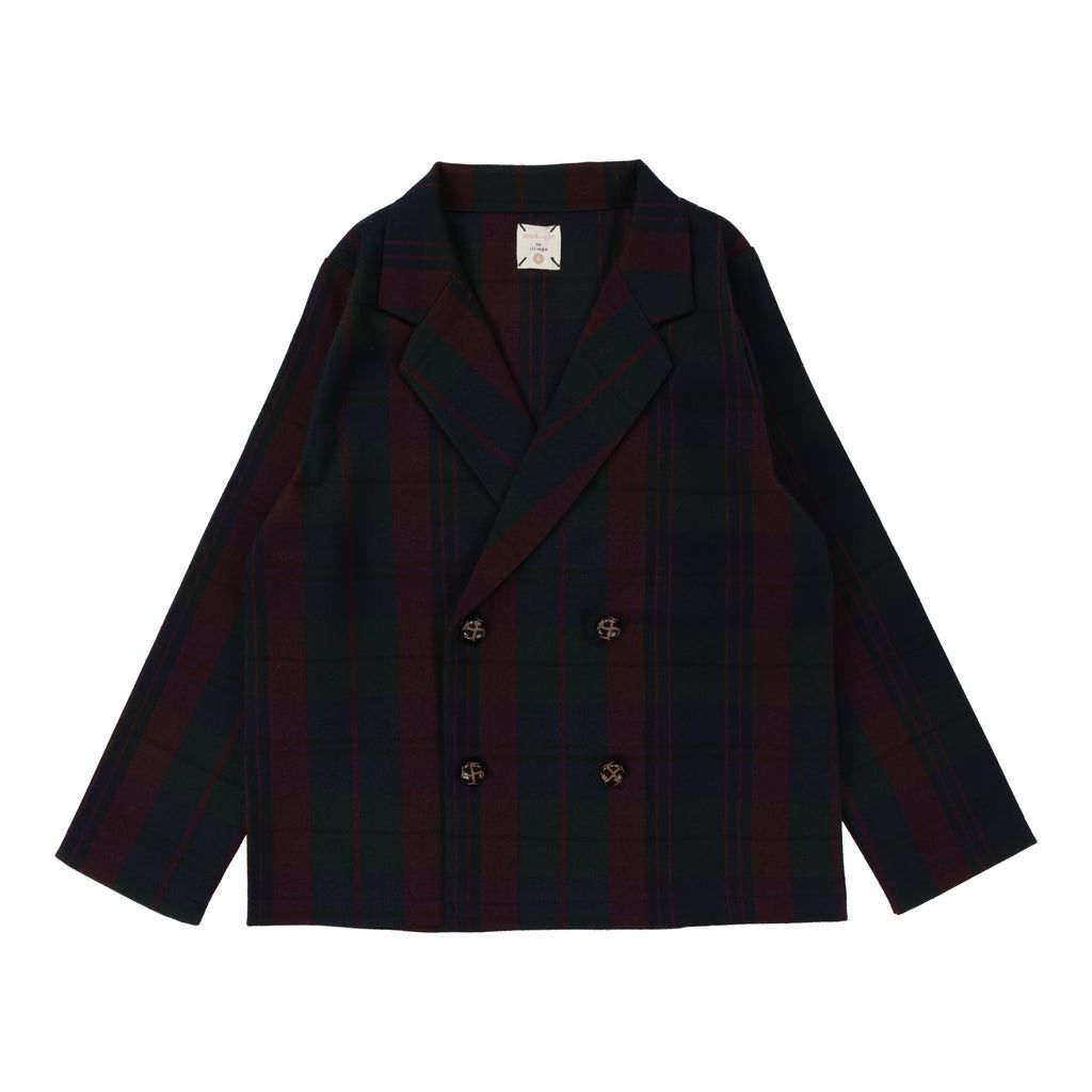 Lillegs Plaid Bur Blazer