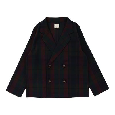 Lillegs Plaid Bur Blazer