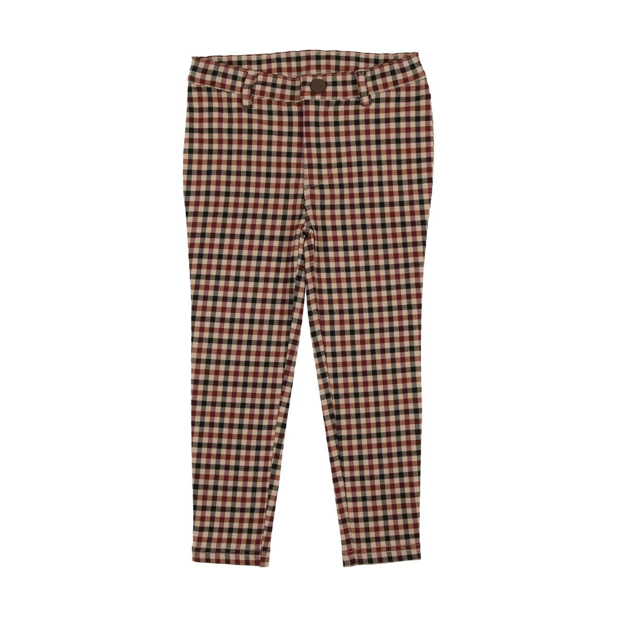 Lillegs Tan Plaid Pants