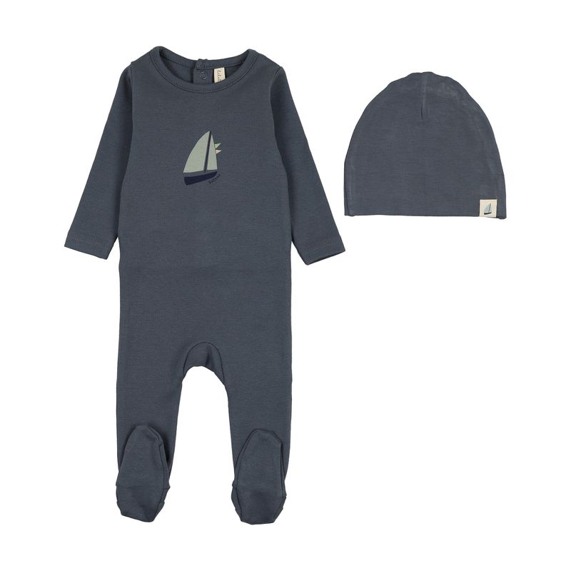 Lil Legs NAUTICAL GRAPHIC FOOTIE SET NGFS S26