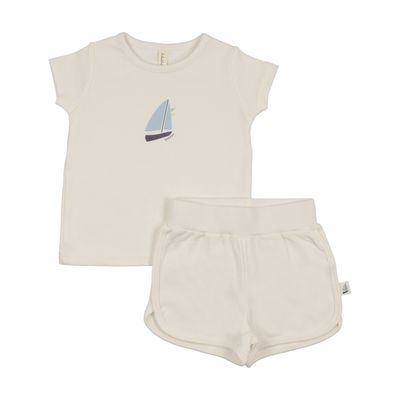Lil Legs NAUTICAL SHORT SLEEVE SET NSS S26