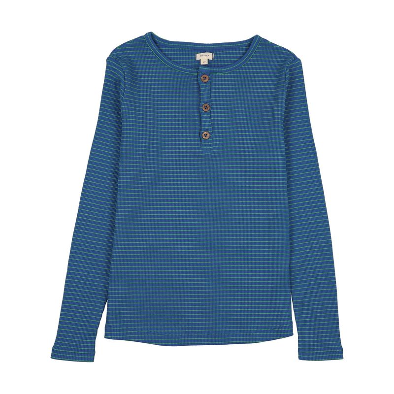 Lil Legs BASIC STRIPE HENLEY T-SHIRT BSHLS S26