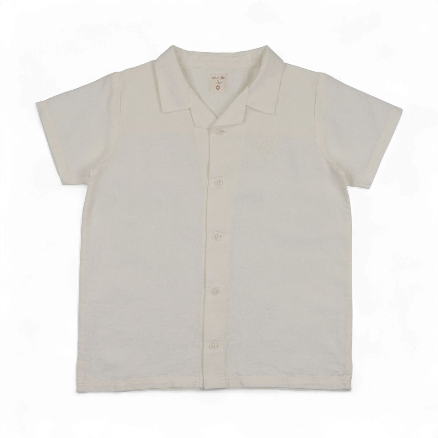 Lil Legs Analogie SLGSH S26 LINEN GRANDPA SHIRT