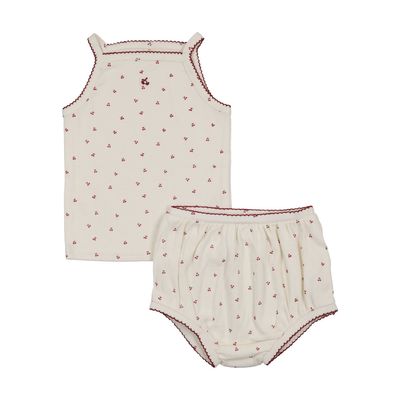 Lil Legs CHERRY POINTELLE TANK SET CPTS2 S26