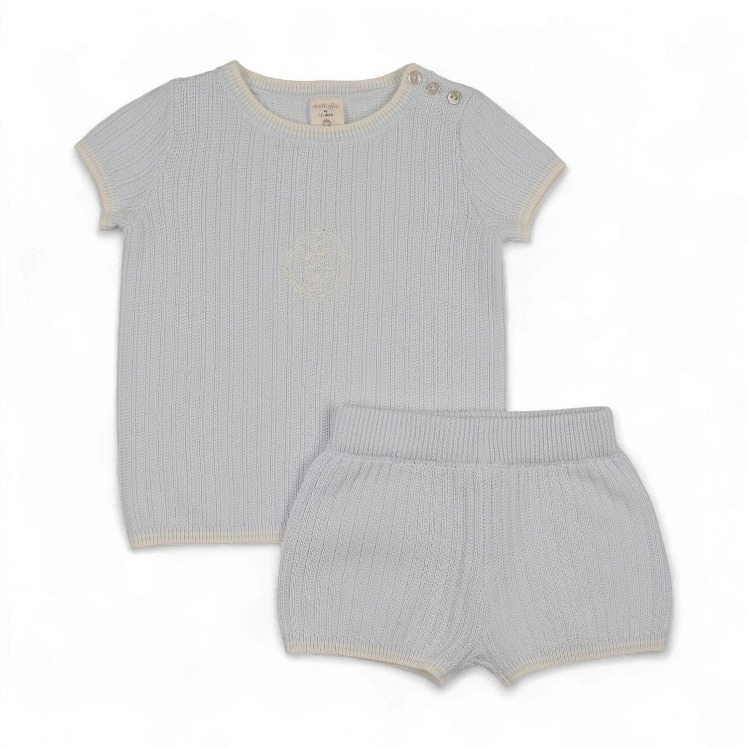 Lil Legs Analogie BOYS KNIT EMBLEM SET SBKES S26