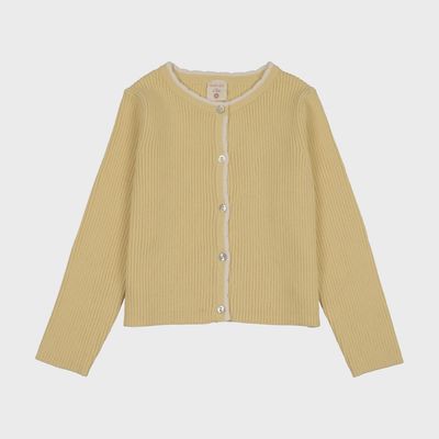 Lil Legs SCALLOP RIB CARDIGAN SSRC S26