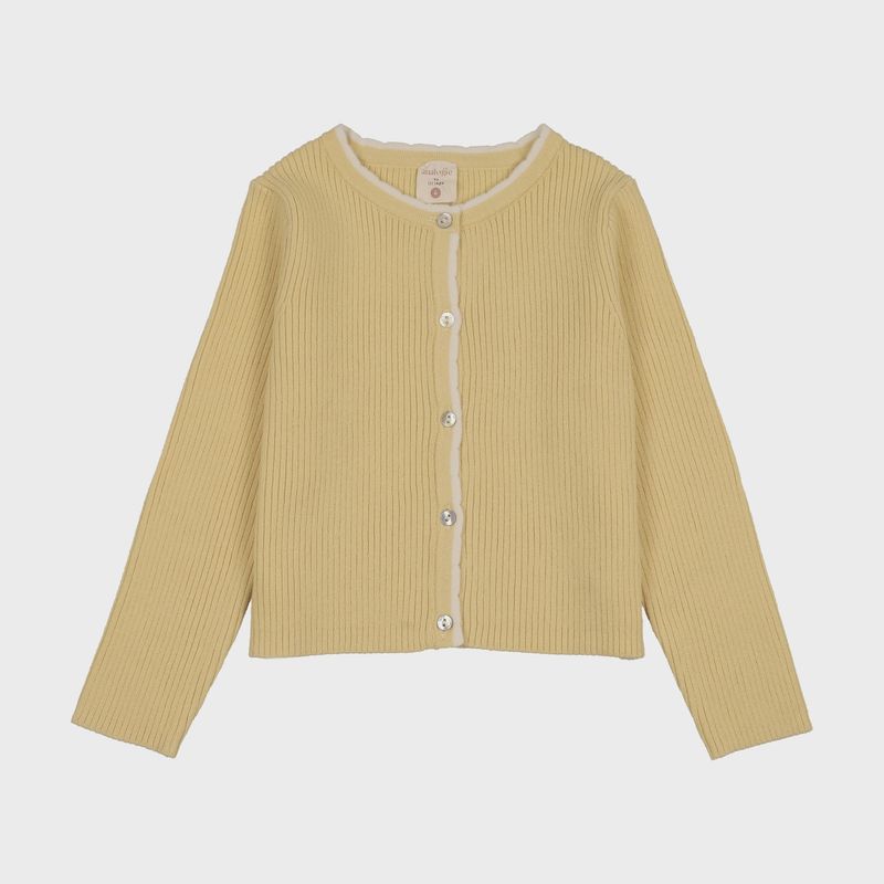 Lil Legs SCALLOP RIB CARDIGAN SSRC S26