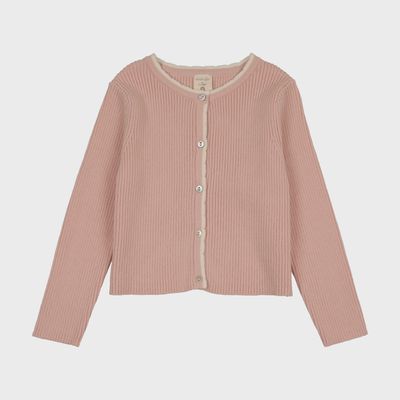 Lil Legs SCALLOP RIB CARDIGAN SSRC S26