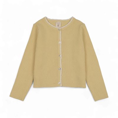 Lil Legs Analogie GIRLS SCALLOP RIB CARDIGAN SSRC S26