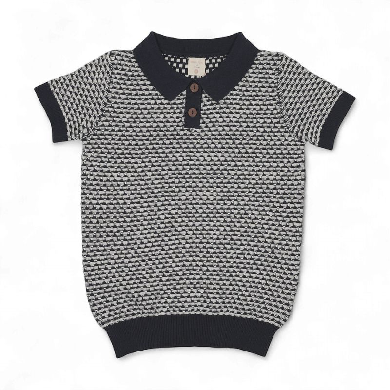 Lil Legs Analogie BOYS MULTI KNIT POLO 8y-12Y MKPL2 S26