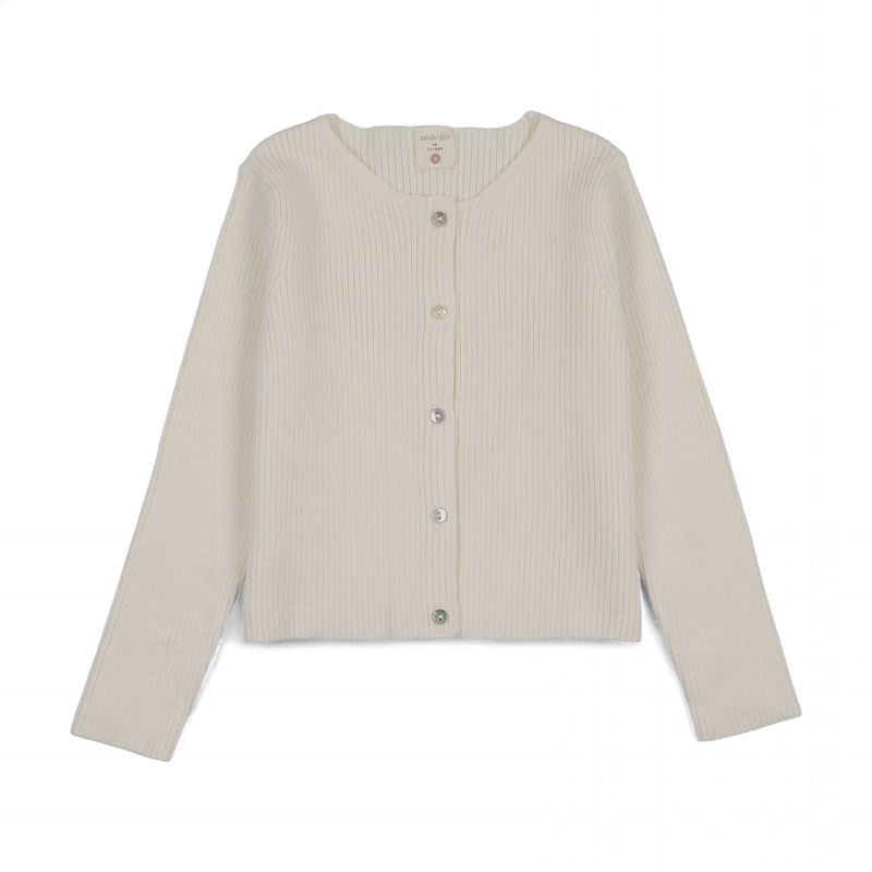 Lil Legs Analogie SRC S26 GIRLS RIBBED CARDIGAN