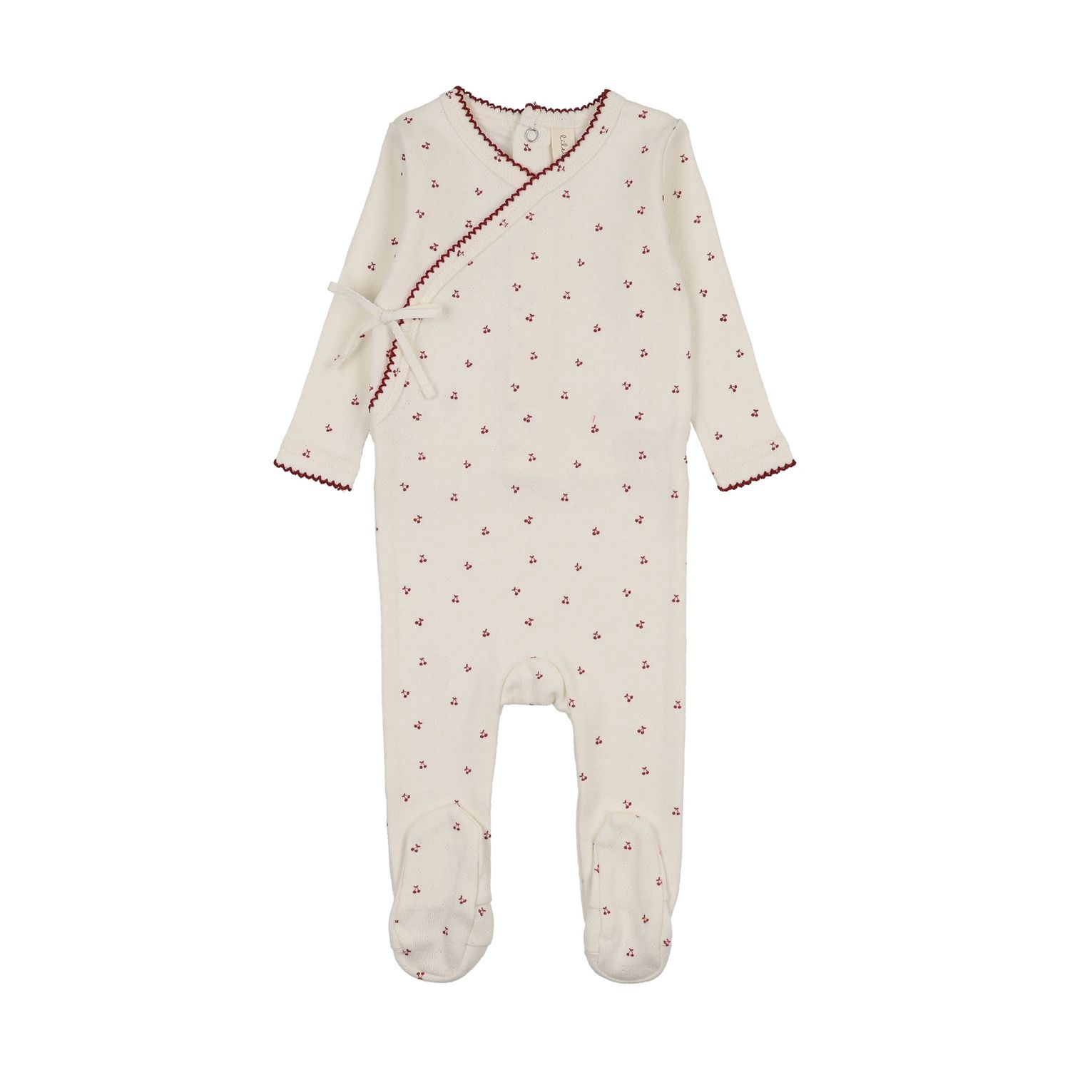 Lil Legs CHERRY SCALLOP FOOTIE CSF S26