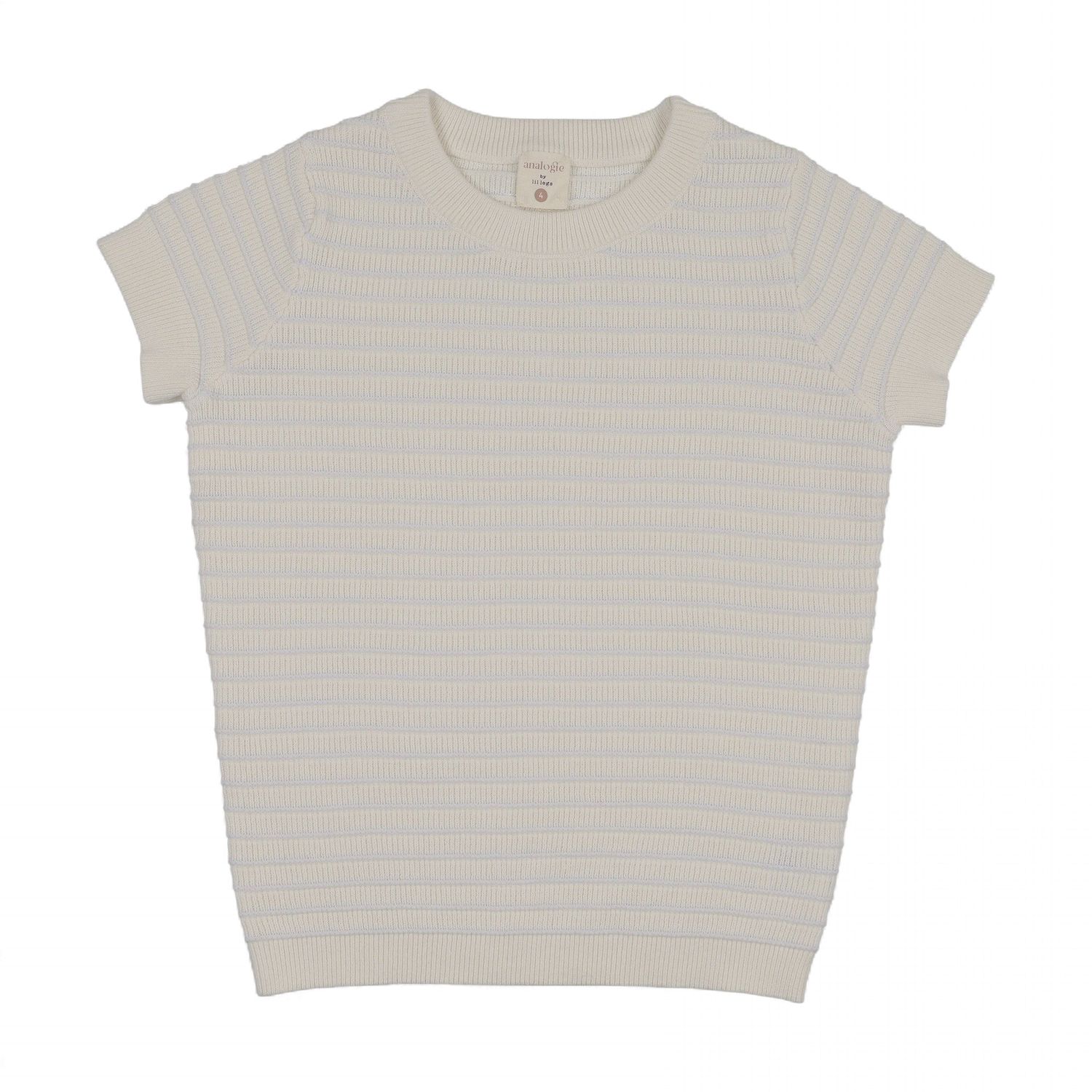 Lil Legs Analogie TSKC2 S26 TEXTURED STRIPE KNIT CREWNECK 8Y-12Y