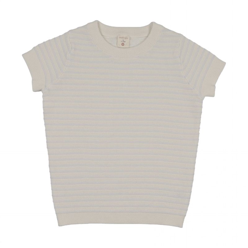 Lil Legs Analogie TSKC2 S26 TEXTURED STRIPE KNIT CREWNECK 8Y-12Y