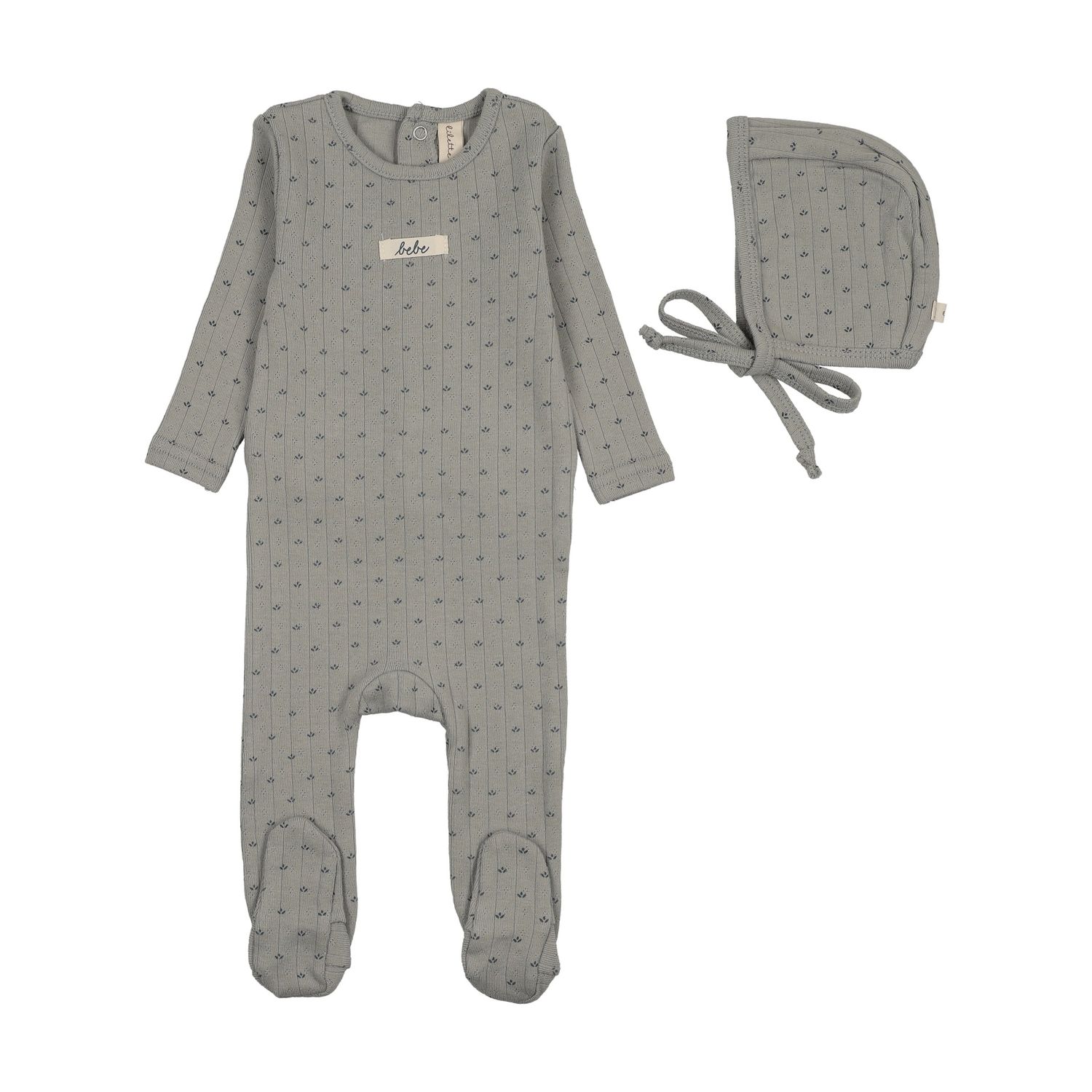 Lil Legs FLORET PRINT FOOTIE SET FPFS S26