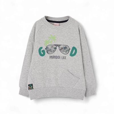 Boboli 513009 Fleece sweatshirt for boy -BCI