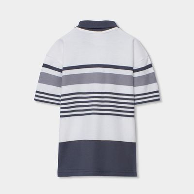 Boboli 853073 Pique polo striped for boy -BCI