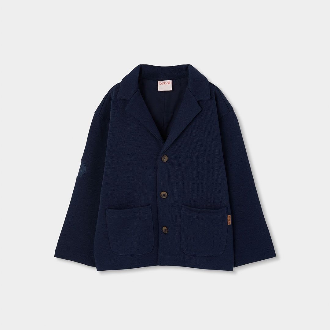 Boboli 843094 Knit blazer for boy -BCI