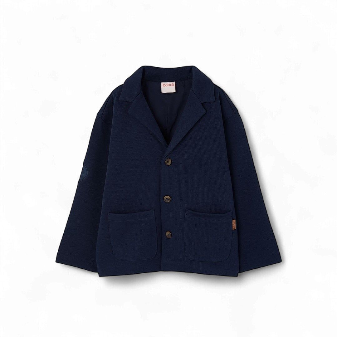 Boboli 843094 Knit blazer for boy -BCI