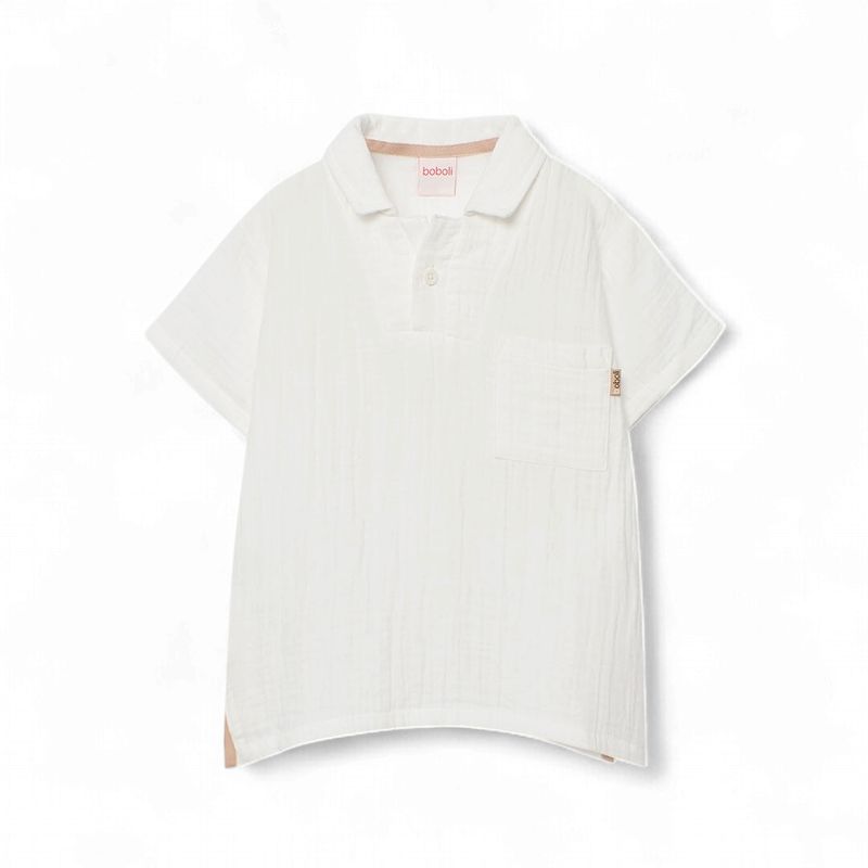 Boboli 533056 Polo muslin for boy -BCI