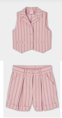 Boboli 783031 Vest striped with shorts for girl