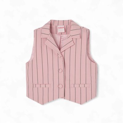 Boboli 783031 Vest striped with shorts  for girl