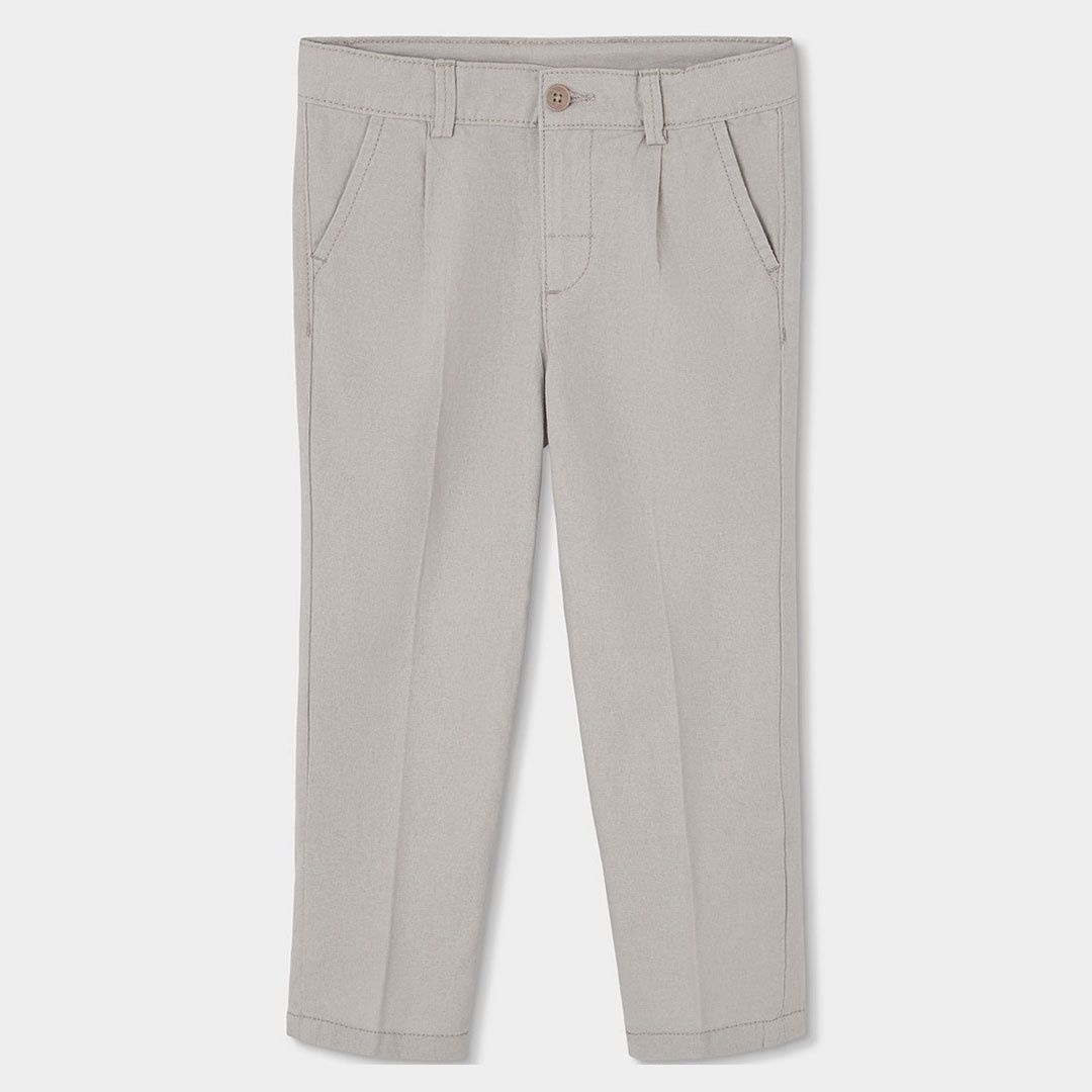 Boboli 863018 Linen trousers for boy -BCI
