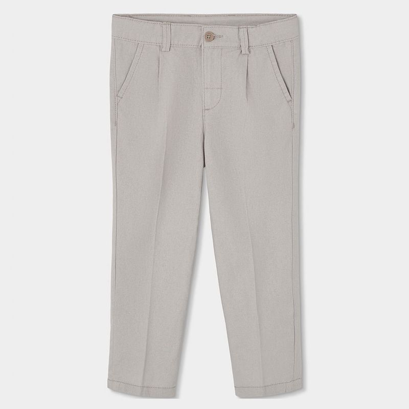 Boboli 863018 Linen trousers for boy -BCI
