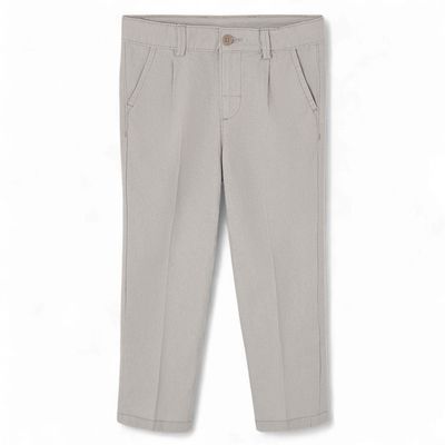 Boboli 863018 Linen trousers for boy -BCI