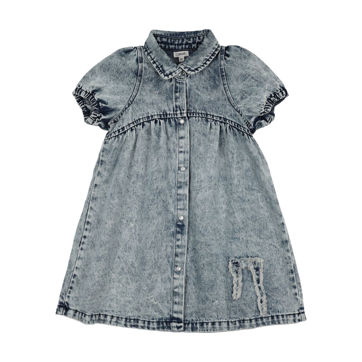Bonjoy BTSS26024SSD Jean Patch Short Sleeve Dress