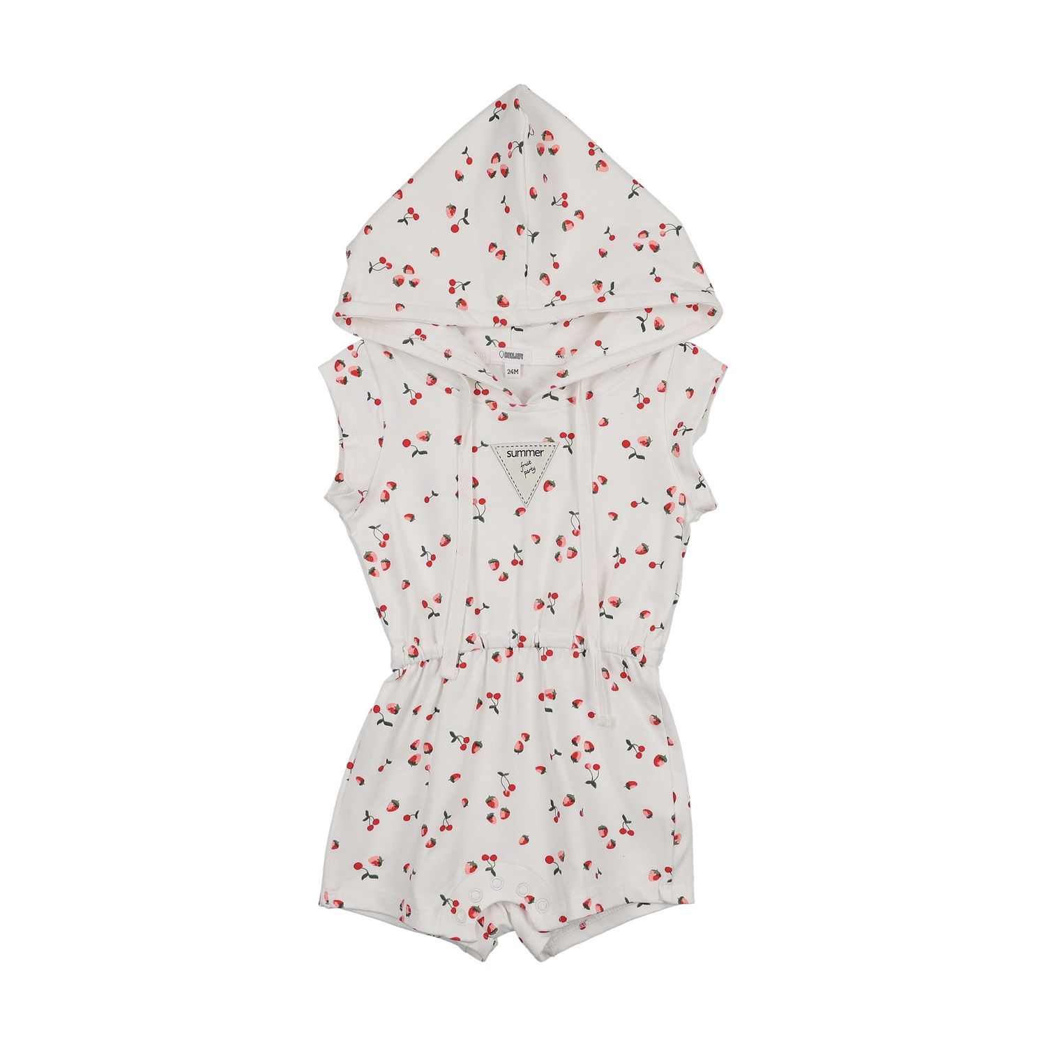 Bonjoy BTSS26026RH Fruit Party Romper with Hood