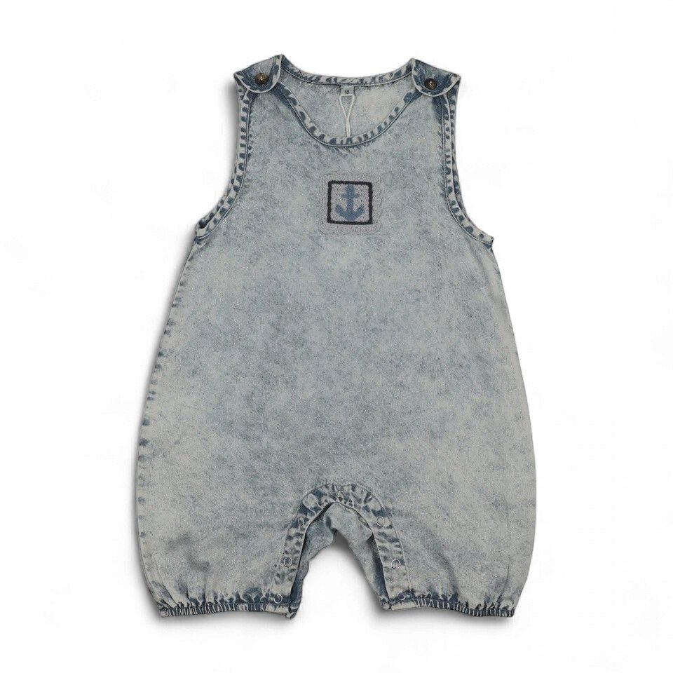 Bonjoy BTSS26007SR Crochet Tencel Shorts Romper