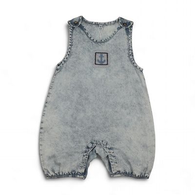 Bonjoy BTSS26007SR Crochet Tencel Shorts Romper