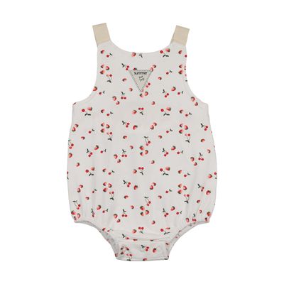 Bonjoy BTSS26026R Fruit Party Cotton Romper