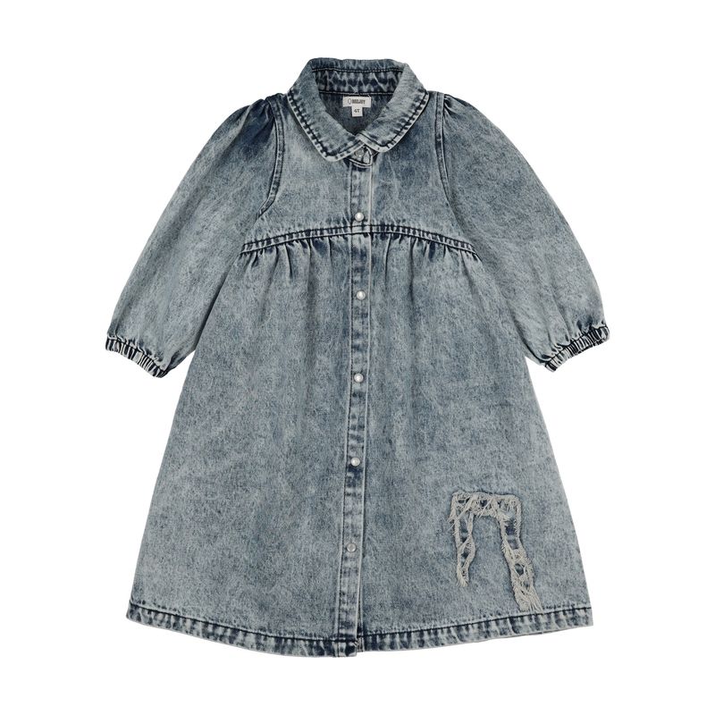 Bonjoy BTSS26024D Jean Patch 3/4 Sleeve Dress