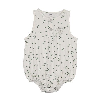 Bonjoy BTSS26026DR Fruit Party Denim Romper