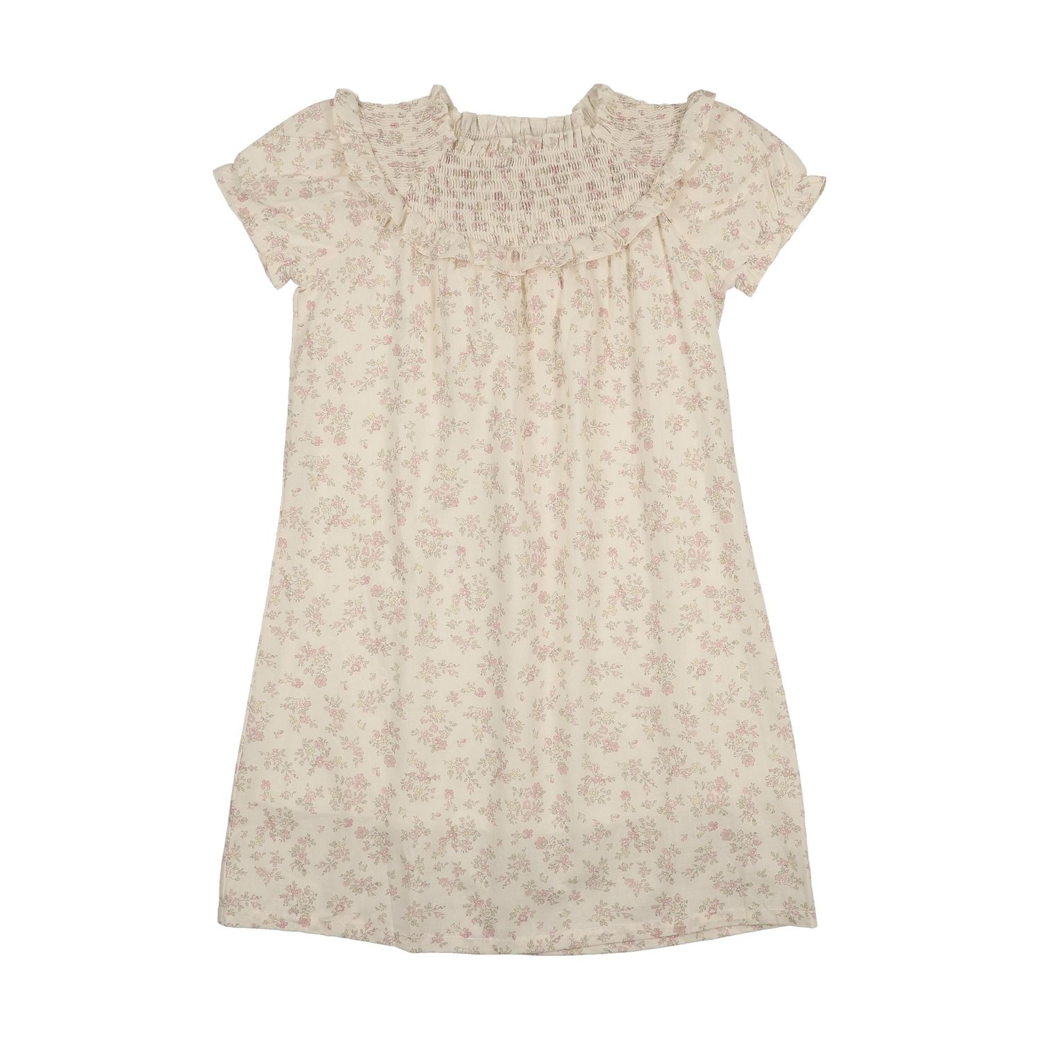 Bonjoy BTSS26012SSDPastel Garden Short Sleeve Dress