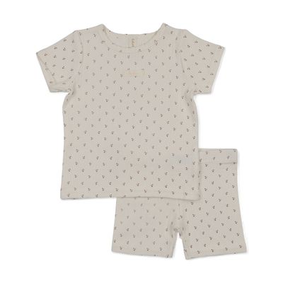 Lil Legs Analogie FLORET PRINT SHORT SLEEVE LOUNGE SET FSSLS-S26