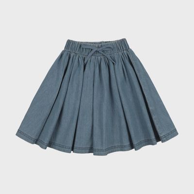 Lil legs DENIM DRAWSTRING SKIRT