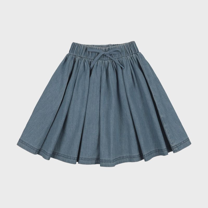 Lil legs DENIM DRAWSTRING SKIRT