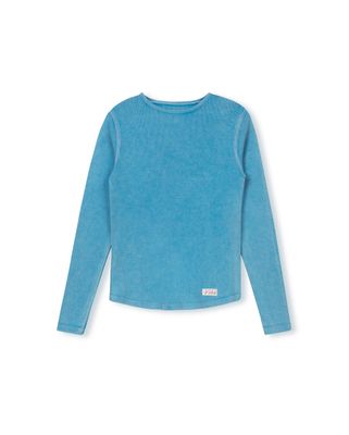 Soft Vibe Marley mineral wash tee with skirt C-25367 set with comfy fit. Trendy, relaxed, and classic everyday casual style.
