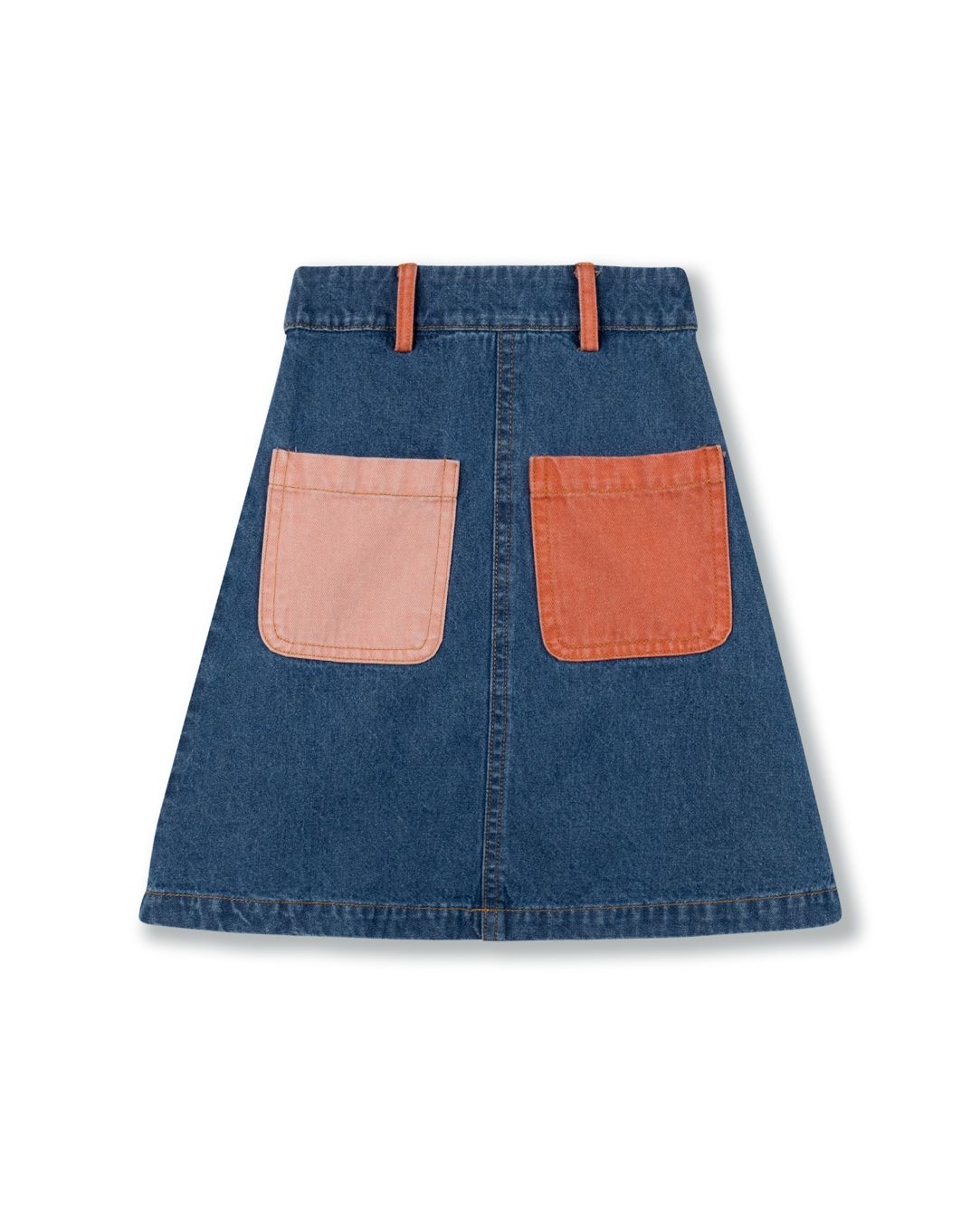 Phil and Phoebe Filer Denim Multicolored Skirt