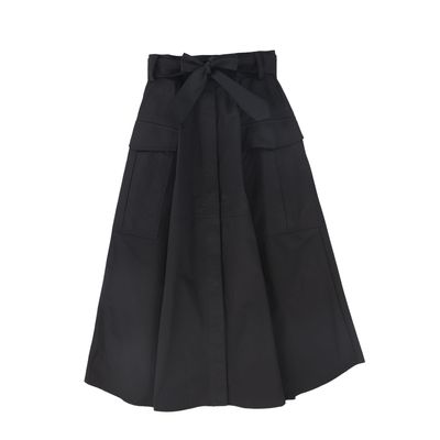 Valentina cotton belted pocket skirt style 23570