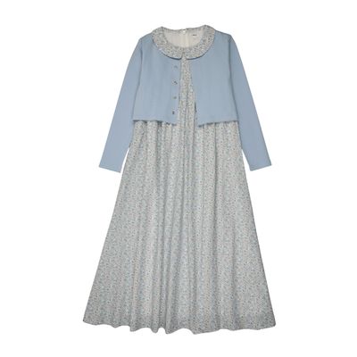 BONJOY Blooming Elegance Peter Pan Robe Cardigan BTSS26001CR