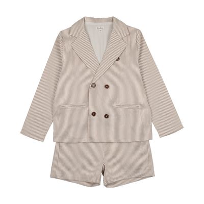 BONJOY Shabbos Sailor Stripe Blazer - Boy BTSS26014BZ